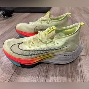 Nike Air Zoom Alphafly NEXT% Yellow Volt Shoes Men’s 10.5